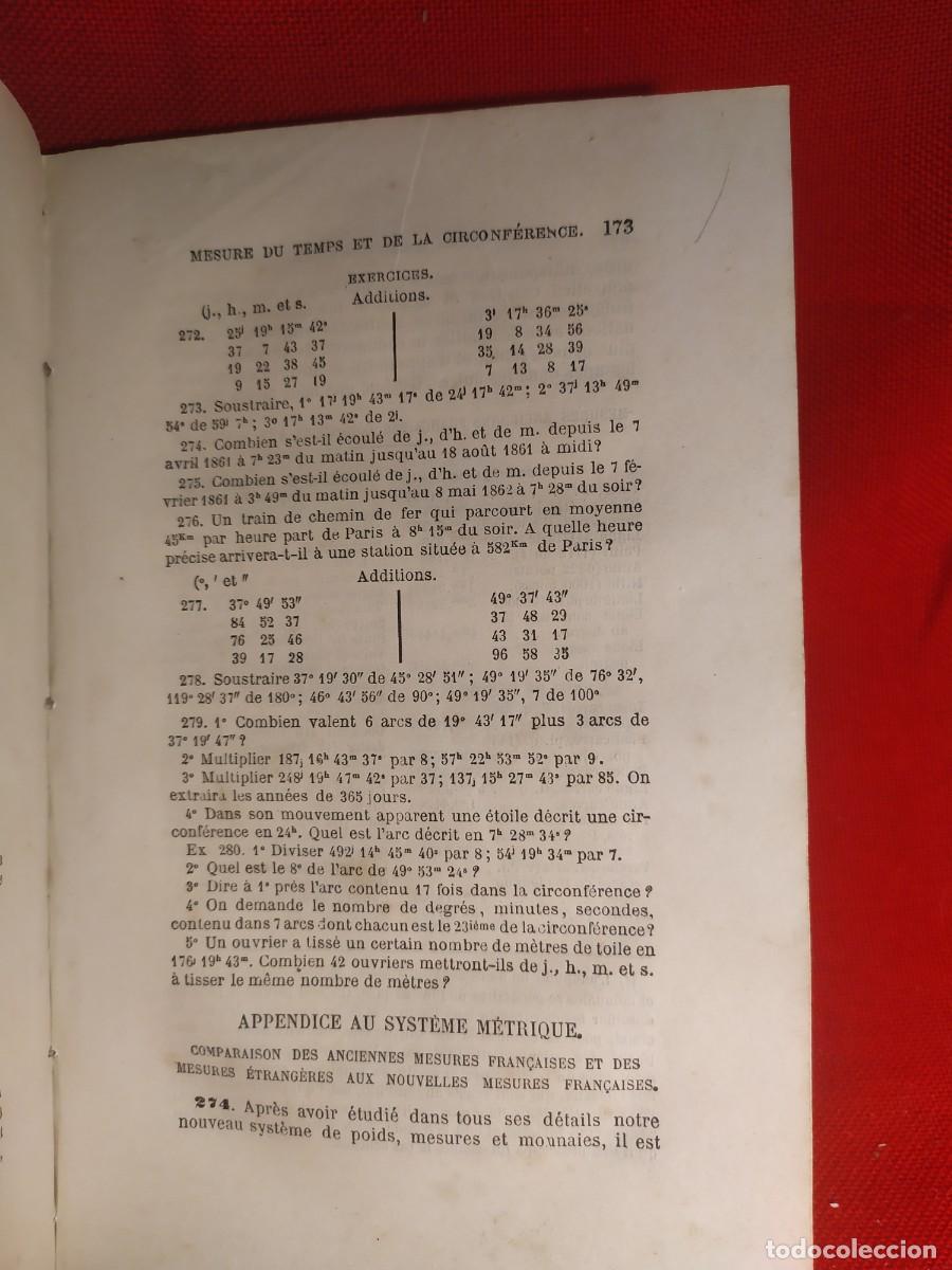 Libros antiguos: 1884. Cours darithmetique. Guilmin. - Foto 16