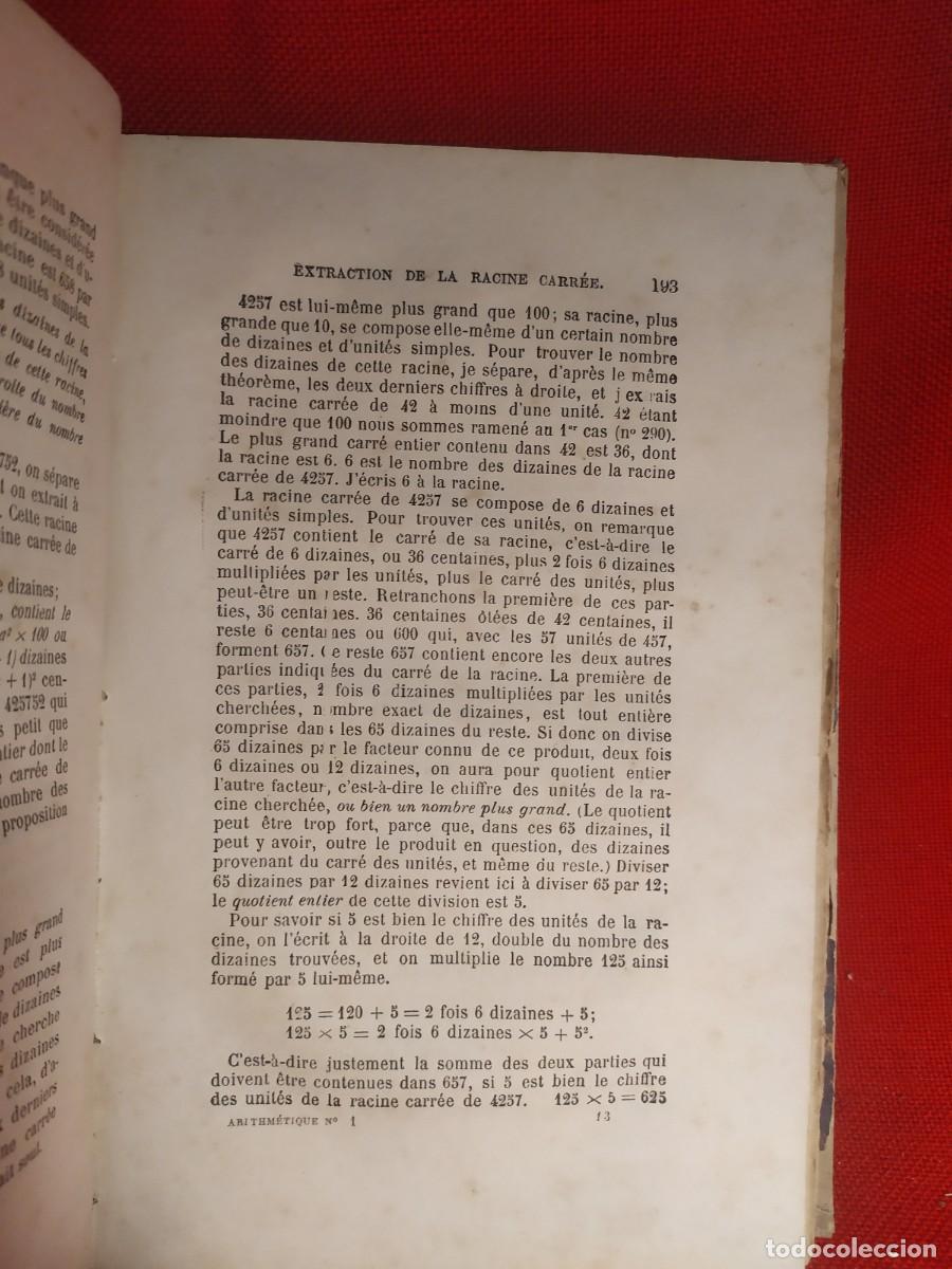 Libros antiguos: 1884. Cours darithmetique. Guilmin. - Foto 17