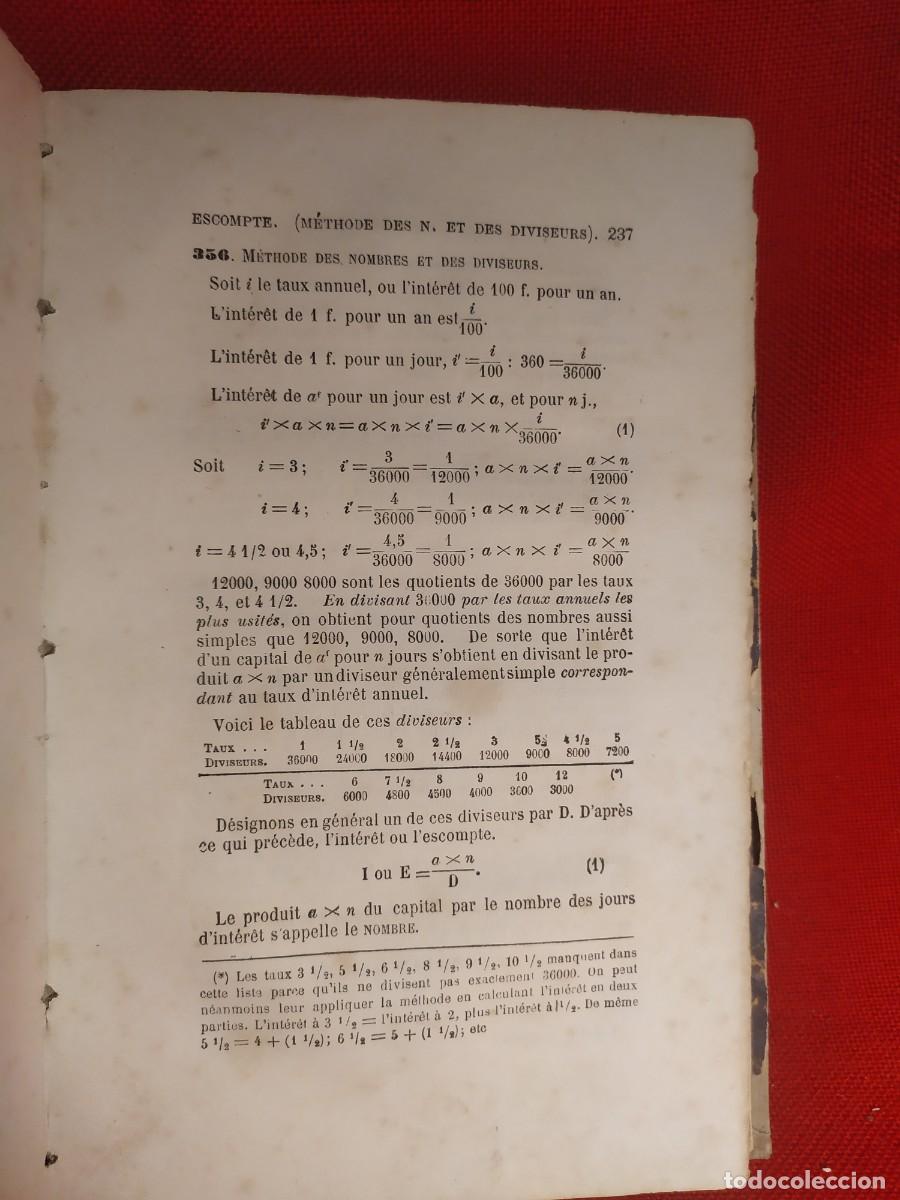 Libros antiguos: 1884. Cours darithmetique. Guilmin. - Foto 18