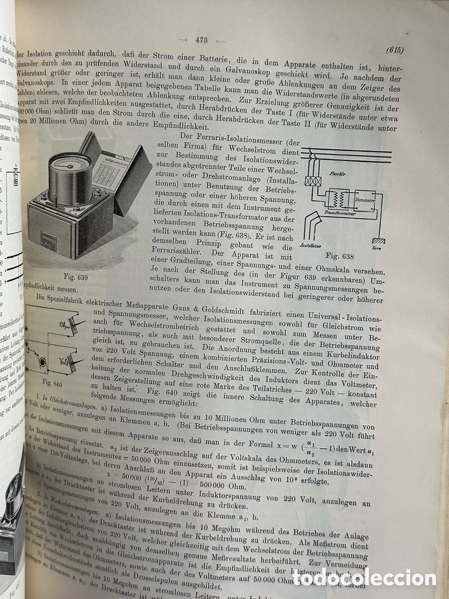 Libros antiguos: Libro t&eacute;cnico electricidad fritz hoppe - Foto 8