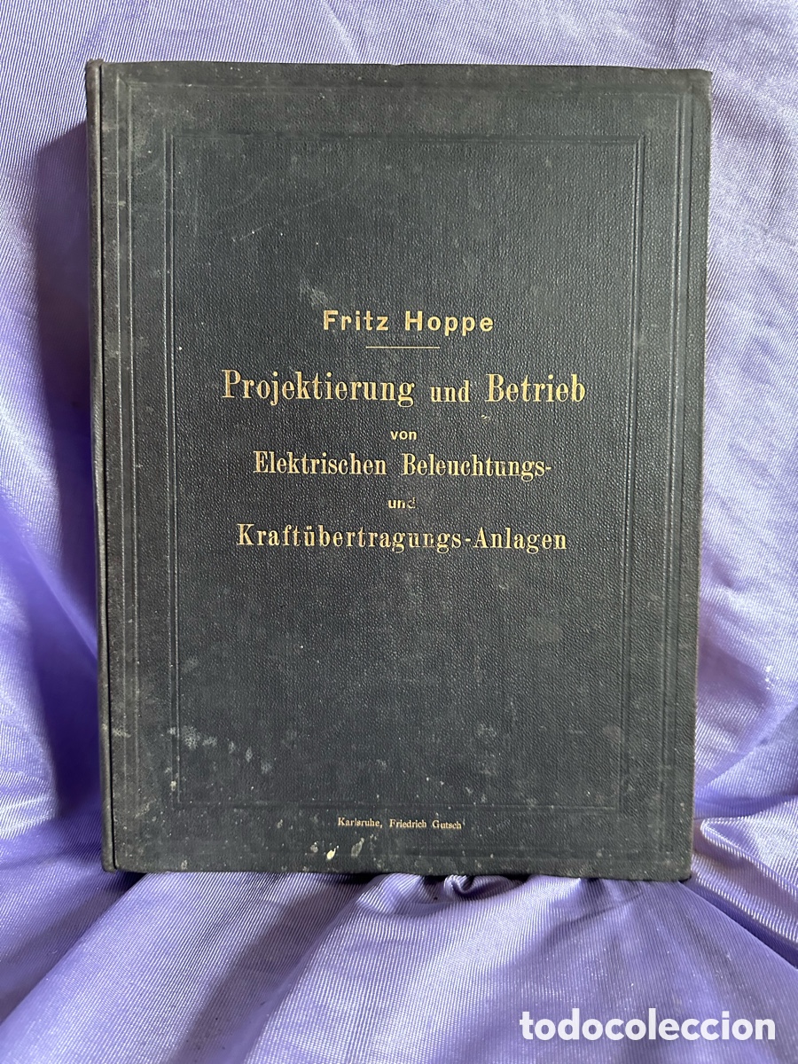 Antiquarische B&uuml;cher: Libro t&eacute;cnico electricidad fritz hoppe