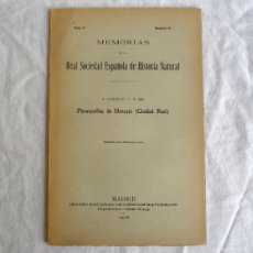 Libros antiguos: PIROMORFITA DE HORCAJO (CIUDAD REAL), F. PARDILLO Y F. GIL, 1916