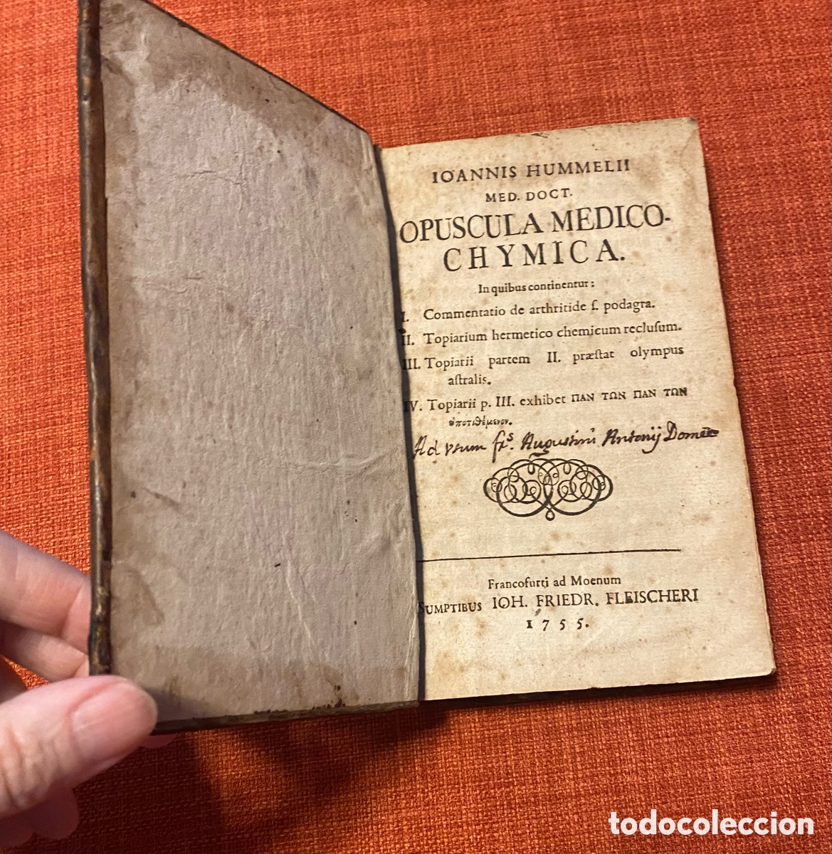 Libros antiguos: Opuscula M&eacute;dico-Chymica. Hummel - Foto 1