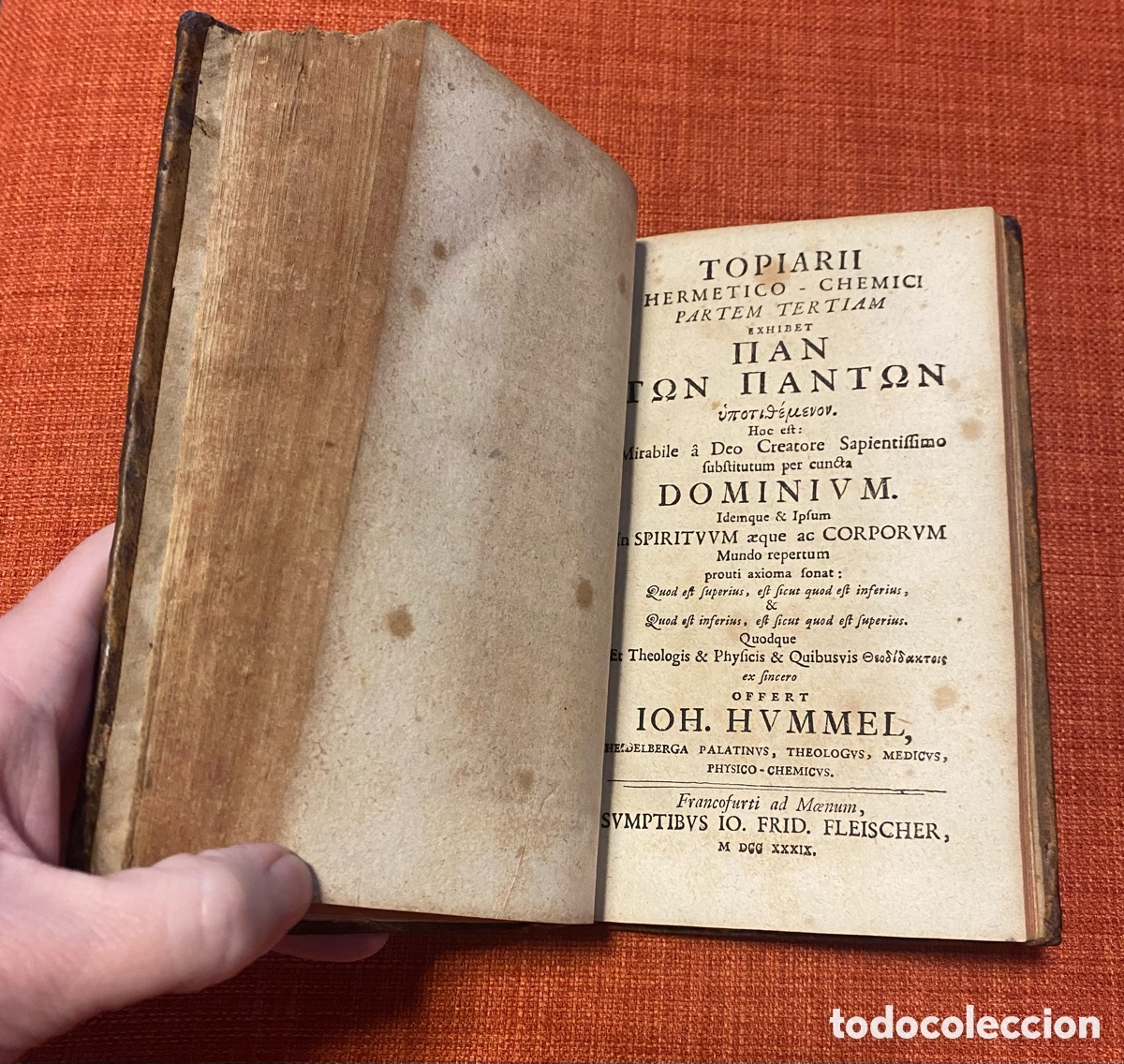 Libros antiguos: Opuscula M&eacute;dico-Chymica. Hummel - Foto 8