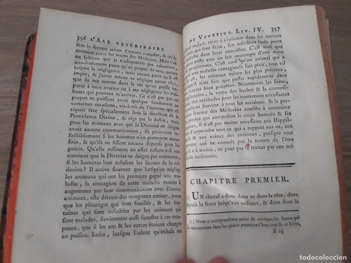 Libros antiguos: 1775 - L`&eacute;conomie rurale de vegetius. - Foto 6