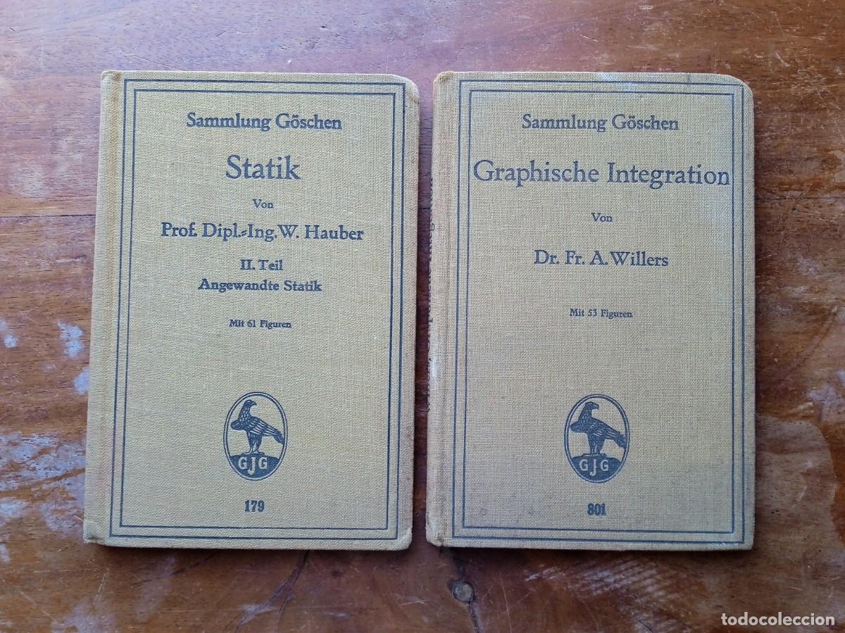 Libros antiguos: Sammlung Goschen Statik, Graphische Integration - Foto 1