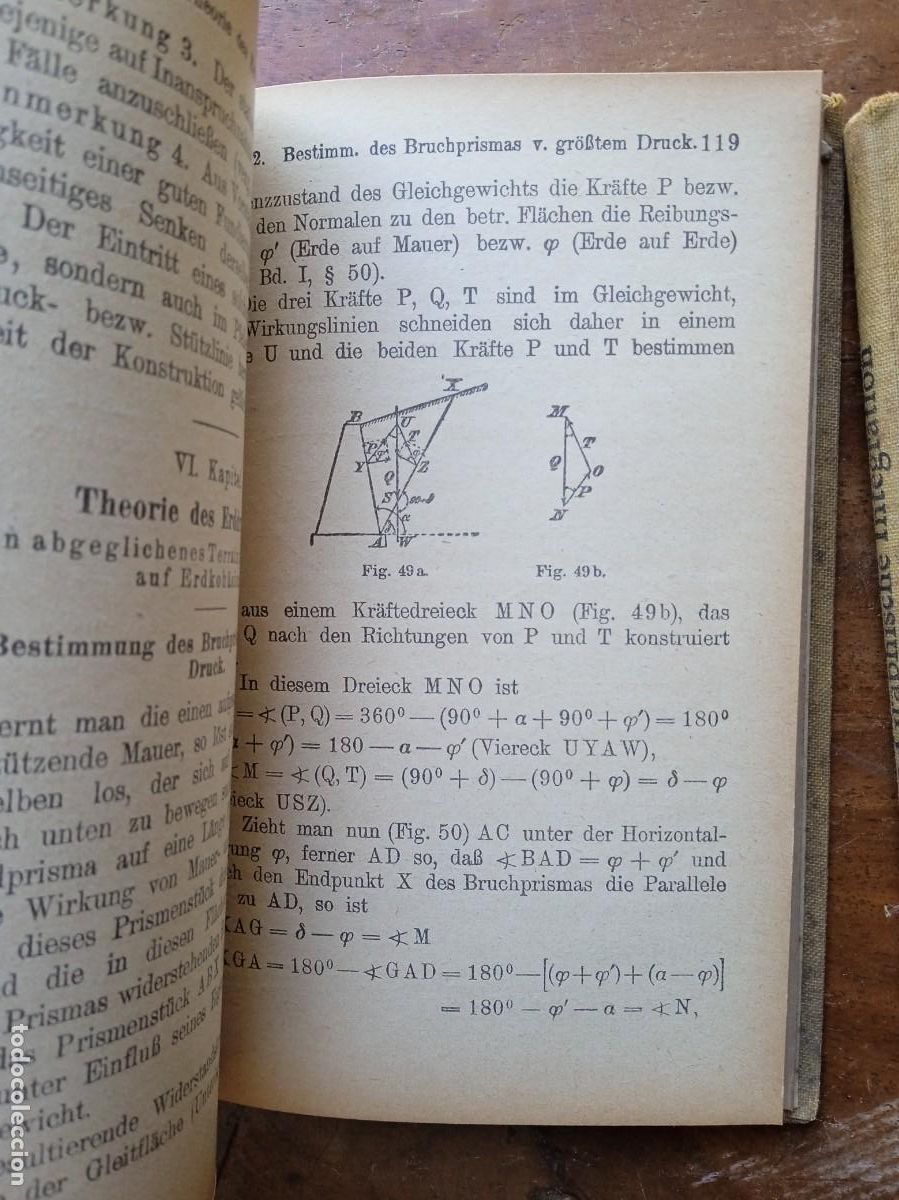 Libros antiguos: Sammlung Goschen Statik, Graphische Integration - Foto 8