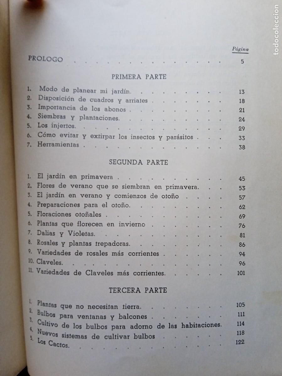 Libros antiguos: Mi jard&iacute;n y mis flores Horacio de la Vega - Foto 17