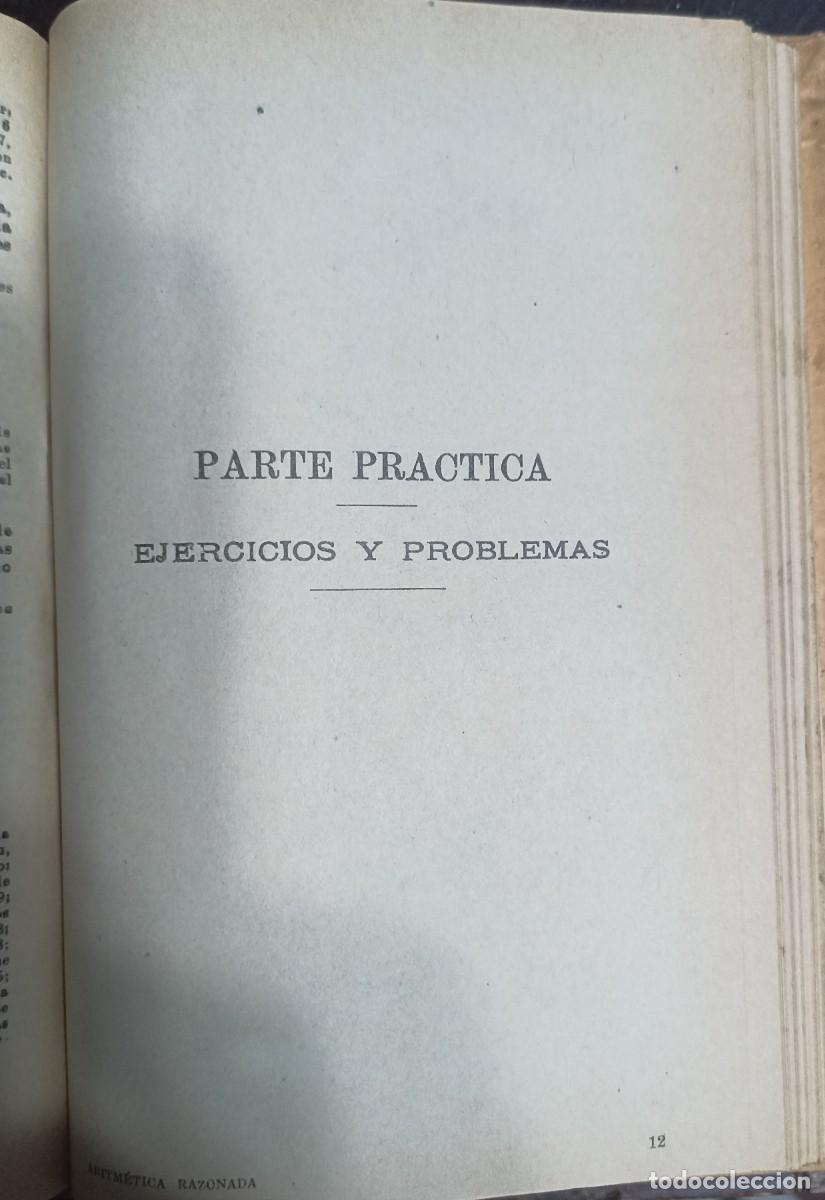 Libros antiguos: Aritm&eacute;tica razonada y nociones de &aacute;lgebra (51) - Foto 4