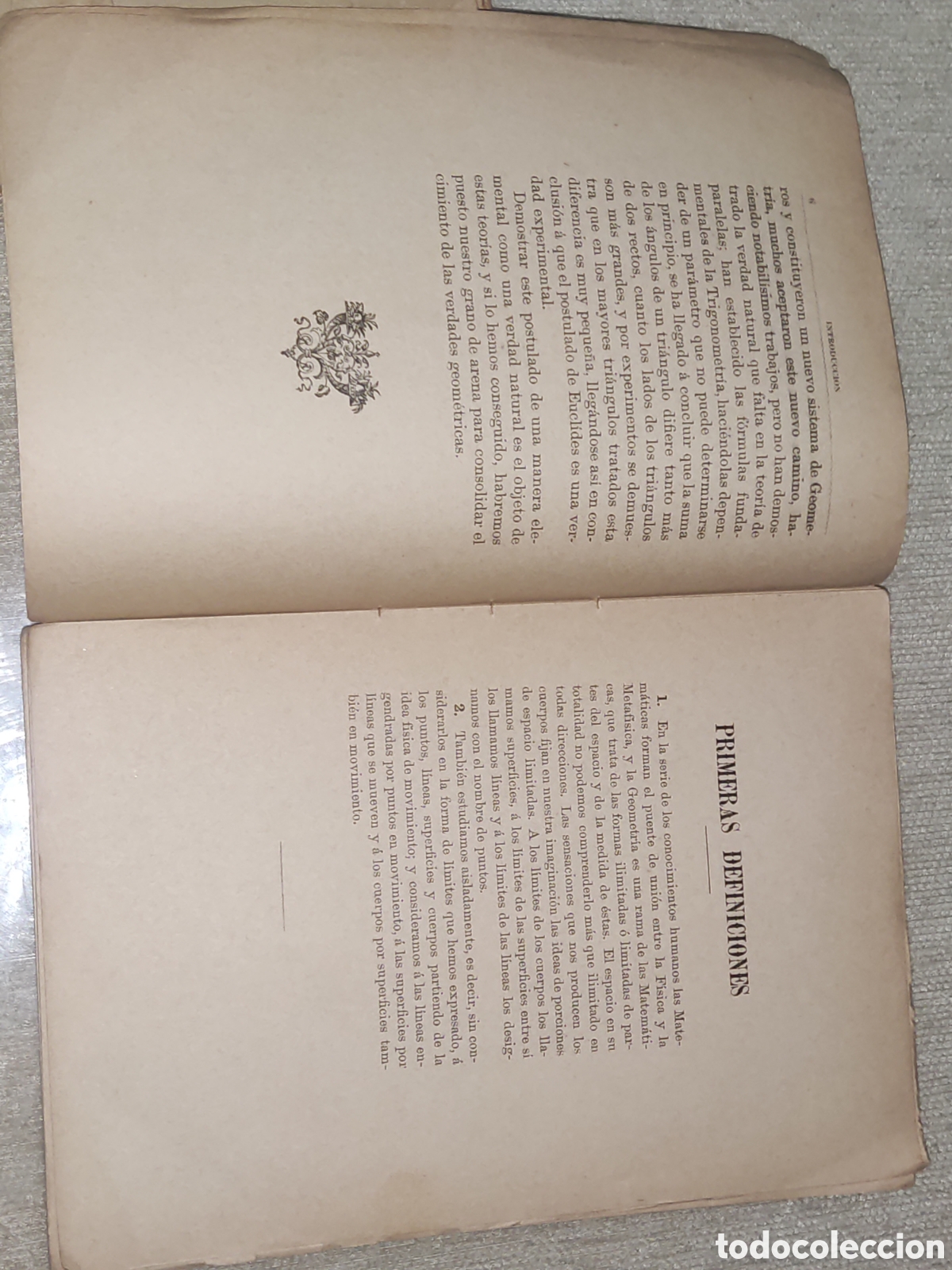 Libros antiguos: Primeras Teor&iacute;as de Geometr&iacute;a - Foto 3