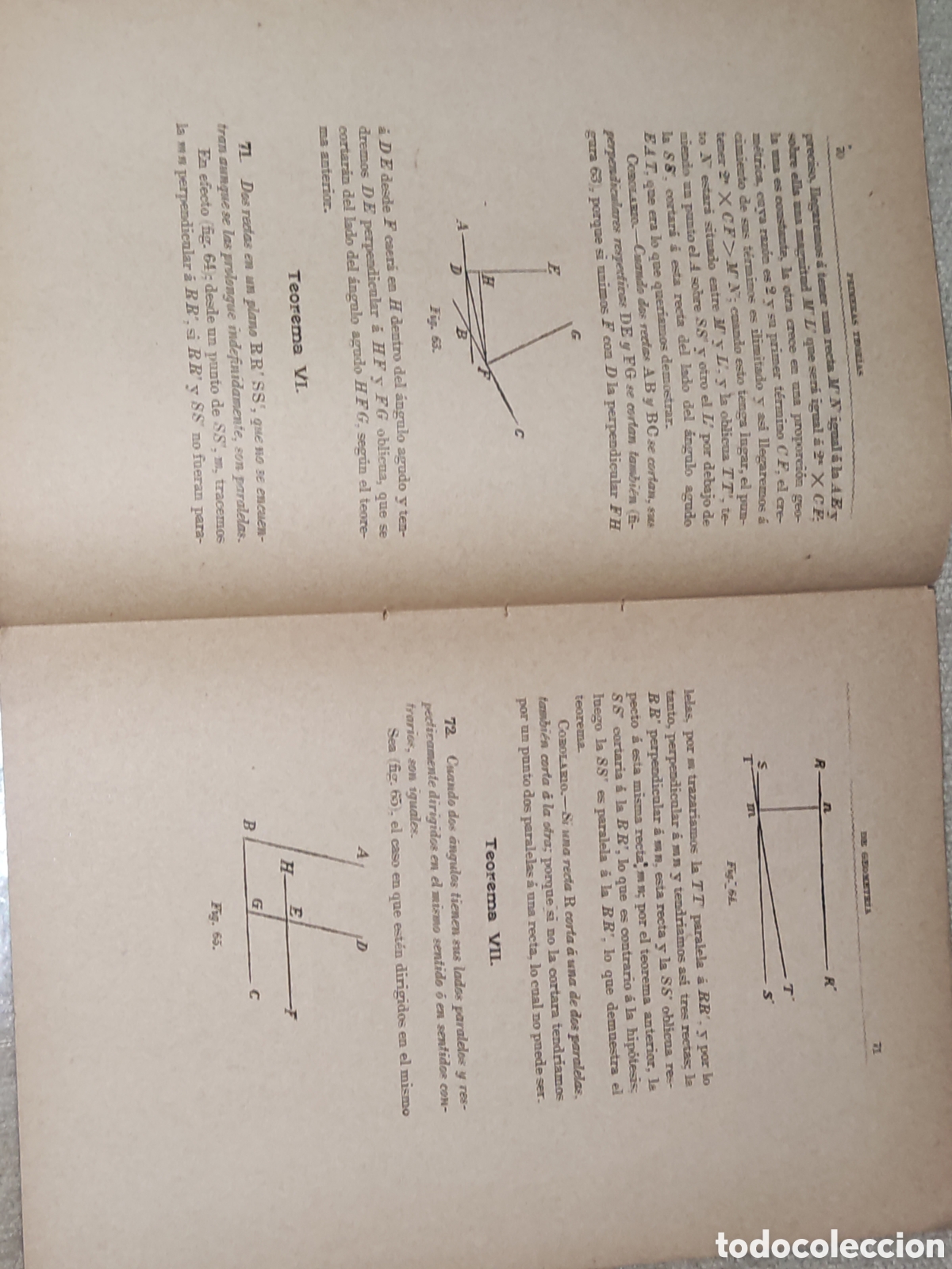 Libros antiguos: Primeras Teor&iacute;as de Geometr&iacute;a - Foto 9