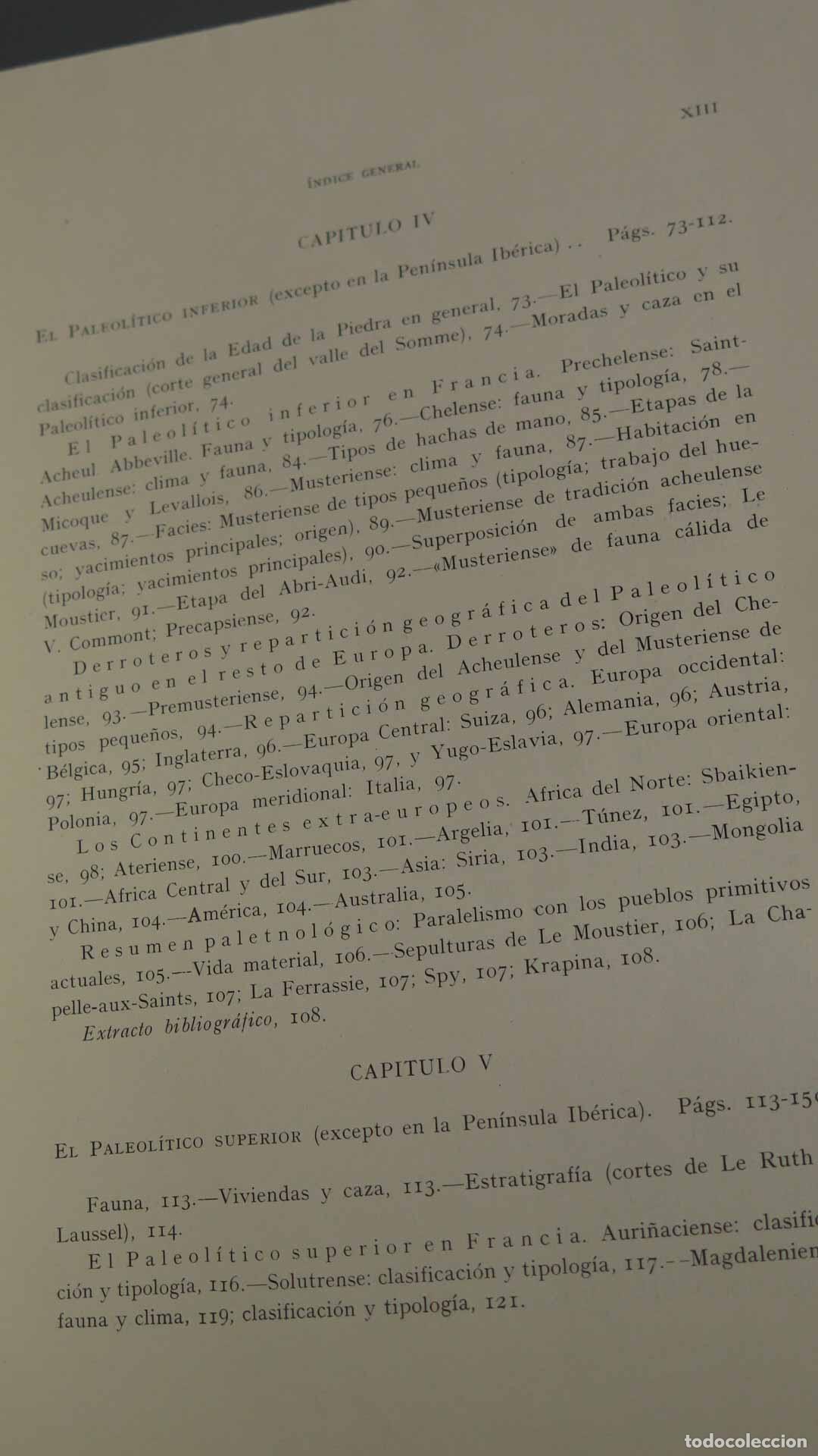 Libros antiguos: EL HOMBRE F&Oacute;SIL. Obermaier. 1925 - Foto 4