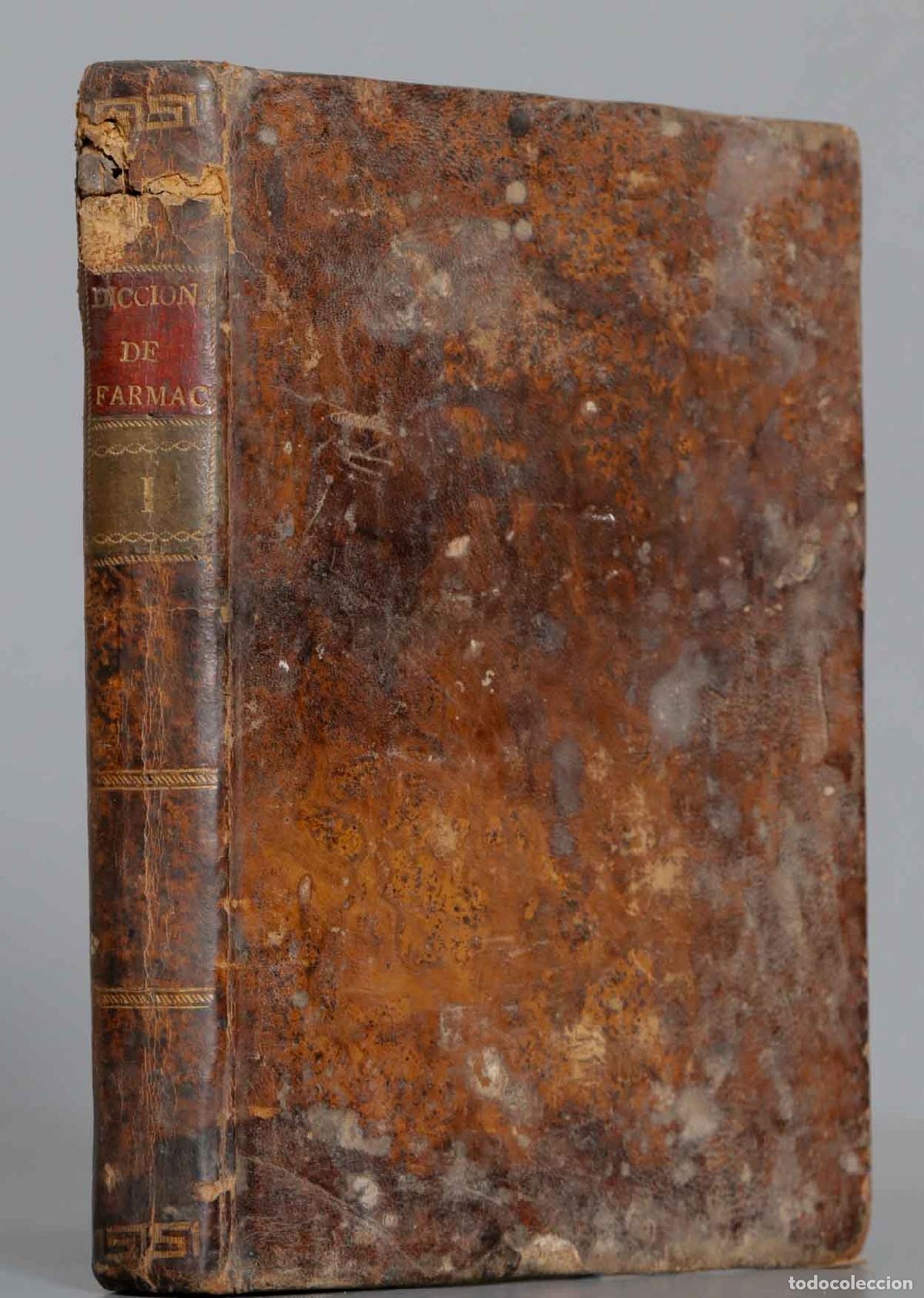 Antiquarische B&uuml;cher: DICCIONARIO ELEMENTAL DE FARMACIA, BOTANICA Y MATERIA MEDICA O APLICACIONES DE LOS FUNDAMENTOS. 1803