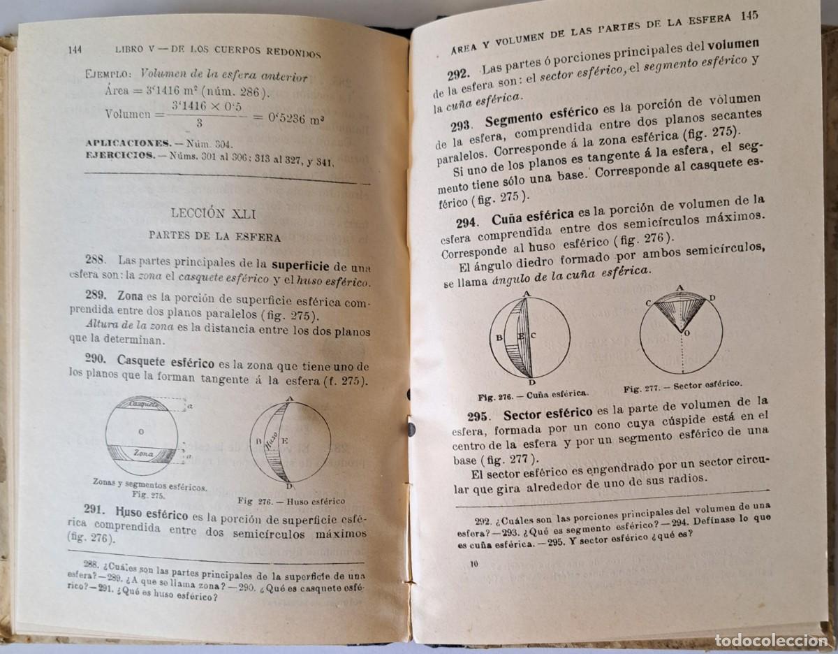 Libros antiguos: GEOMETRIA. LECCIONES ELEMENTALES. 1933 - Foto 2