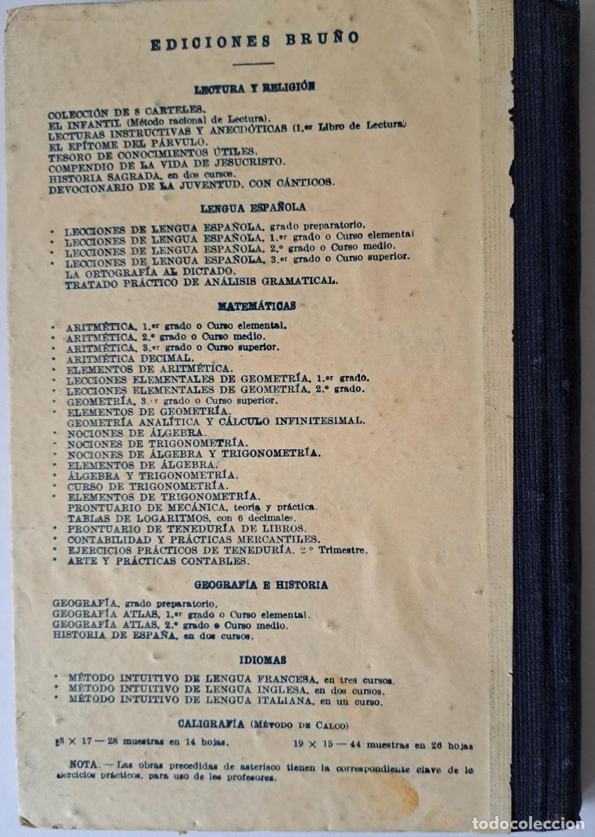 Libros antiguos: GEOMETRIA. LECCIONES ELEMENTALES. 1933 - Foto 4