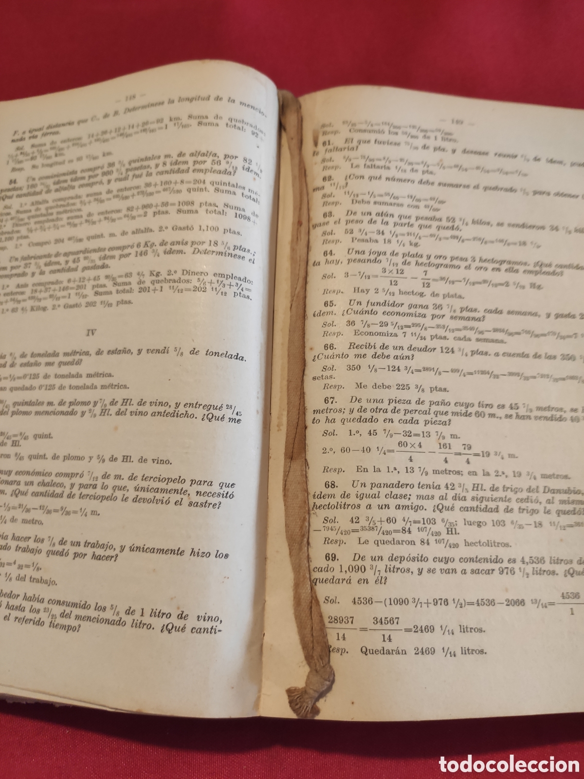 Libros antiguos: Soluciones anal&iacute;ticas. Antiguo. - Foto 4
