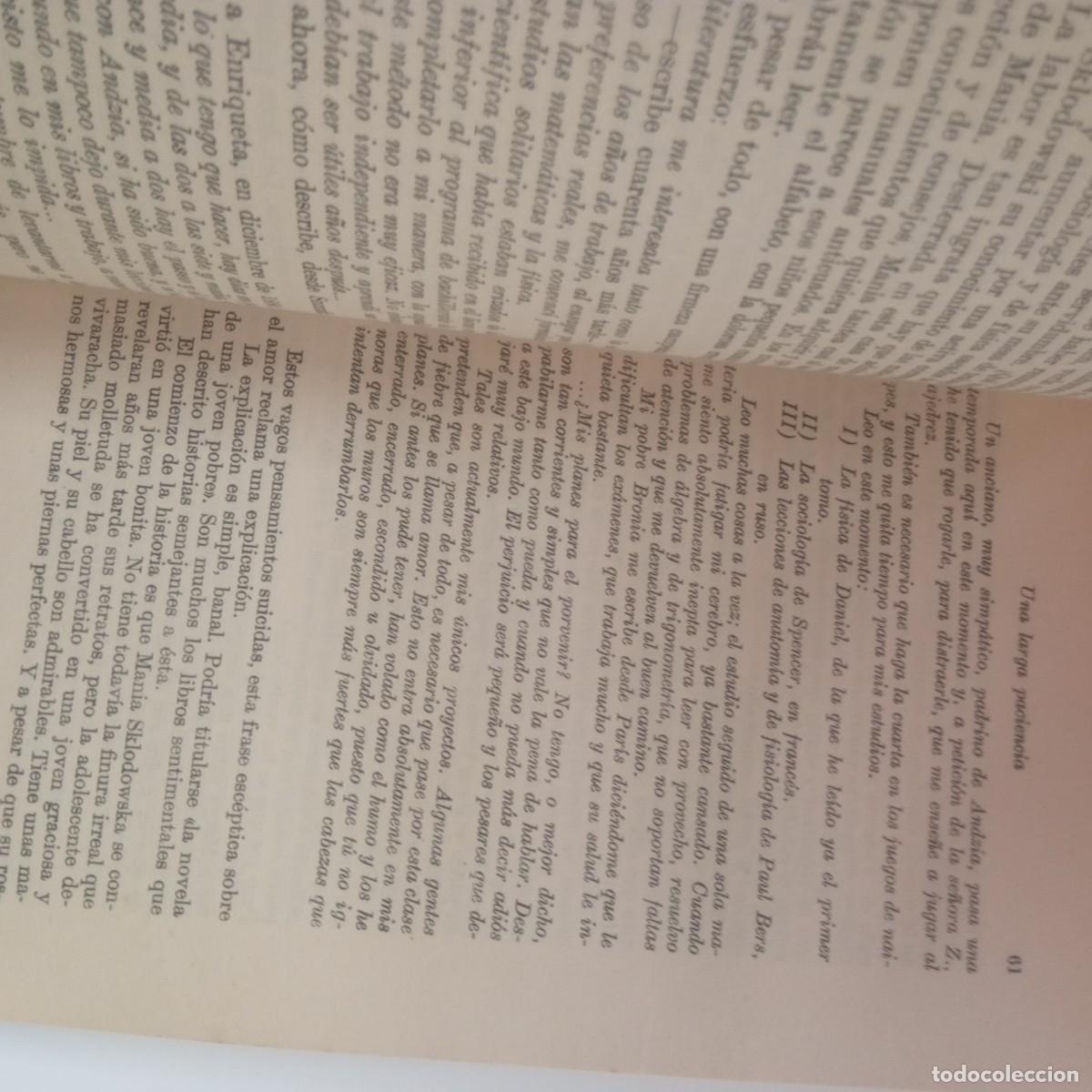 Libros antiguos: La vida heroica de Mar&iacute;a Curie - Foto 2