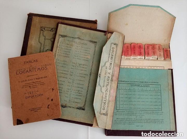 Libros antiguos: Tablas de logaritmos - juan y blanquer d. j. a&ntilde;o 1912 - Foto 1