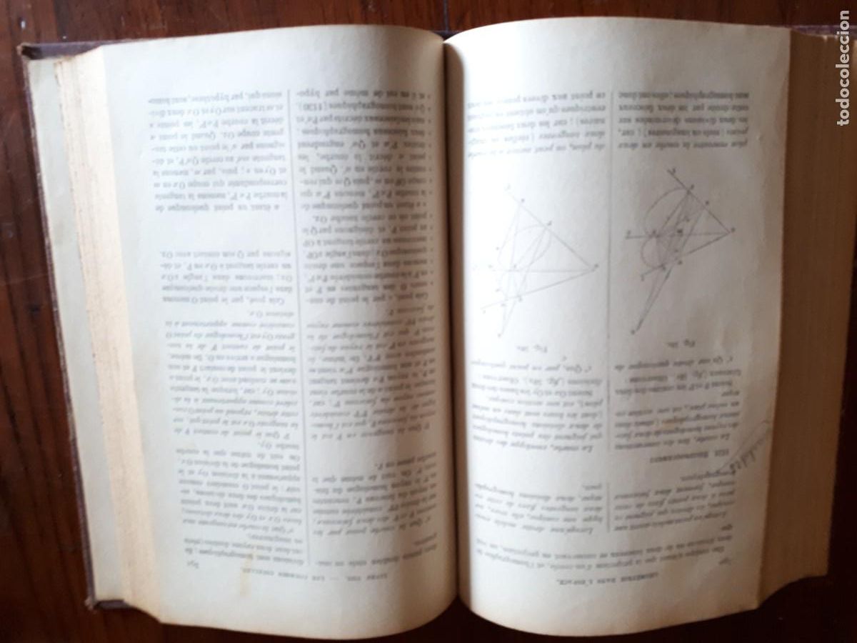 Libros antiguos: Trait&eacute; de Geometrie .-Eugene Rouche et Ch. de Comberousse.1922.2 tomos. - Foto 8