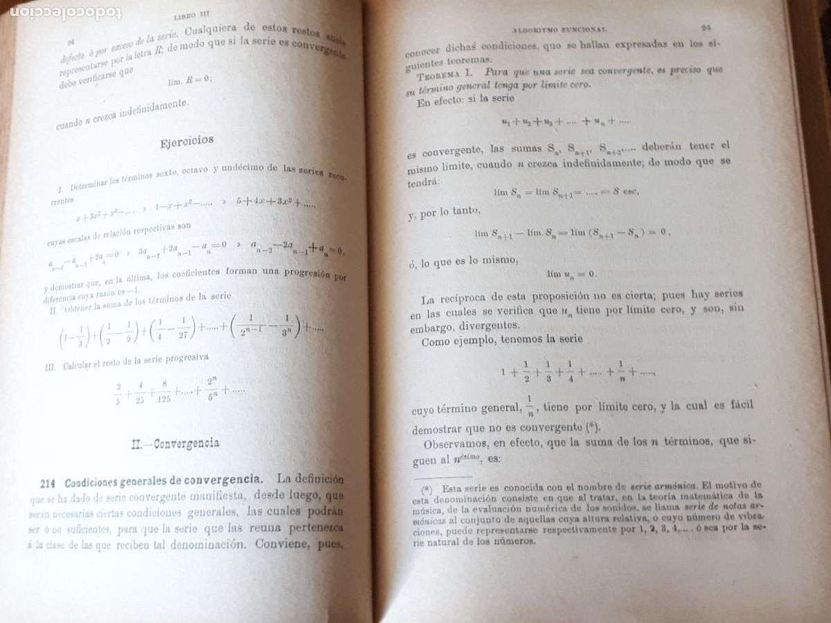 Libros antiguos: ALGEBRA .- D. IGNACIO SALINAS Y ANGULO Y D. MANUEL BENITEZ Y PARODI 1893 2 PARTE. - Foto 4