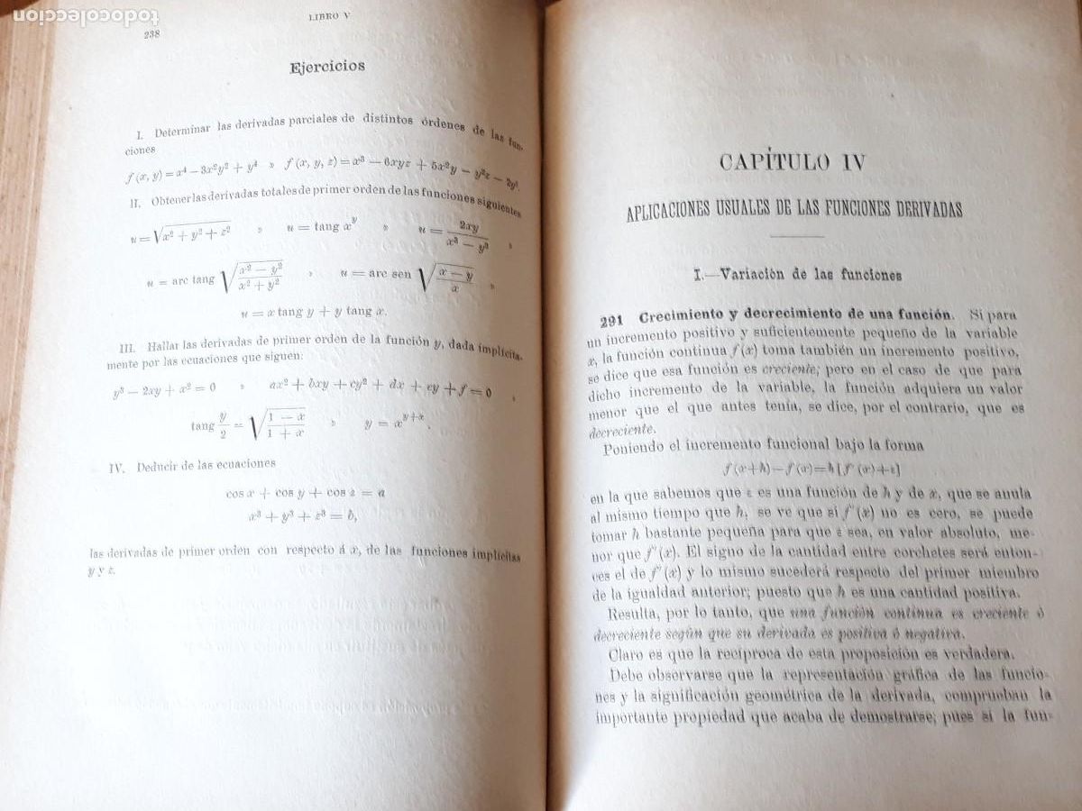 Libros antiguos: ALGEBRA .- D. IGNACIO SALINAS Y ANGULO Y D. MANUEL BENITEZ Y PARODI 1893 2 PARTE. - Foto 5