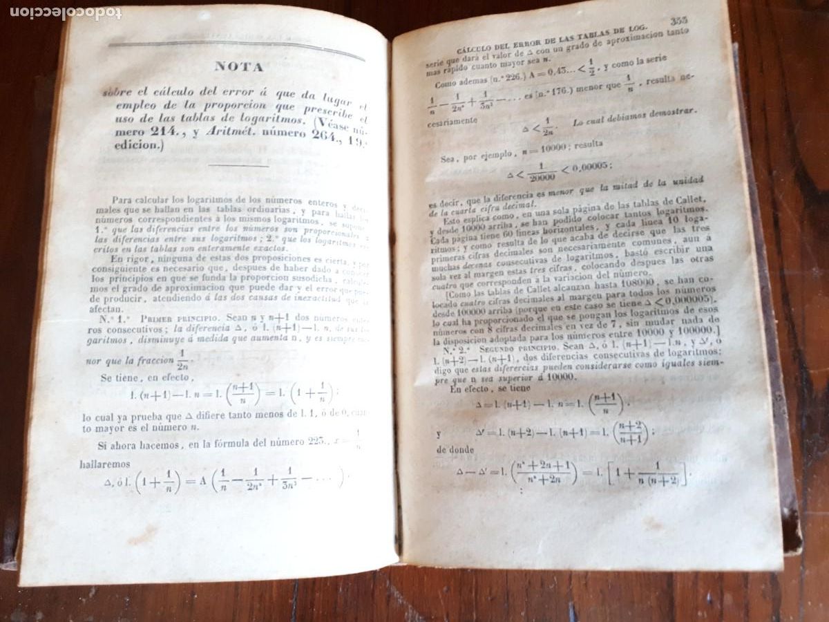 Libros antiguos: Elementos de &aacute;lgebra.-M.BOURDON.1849. - Foto 5