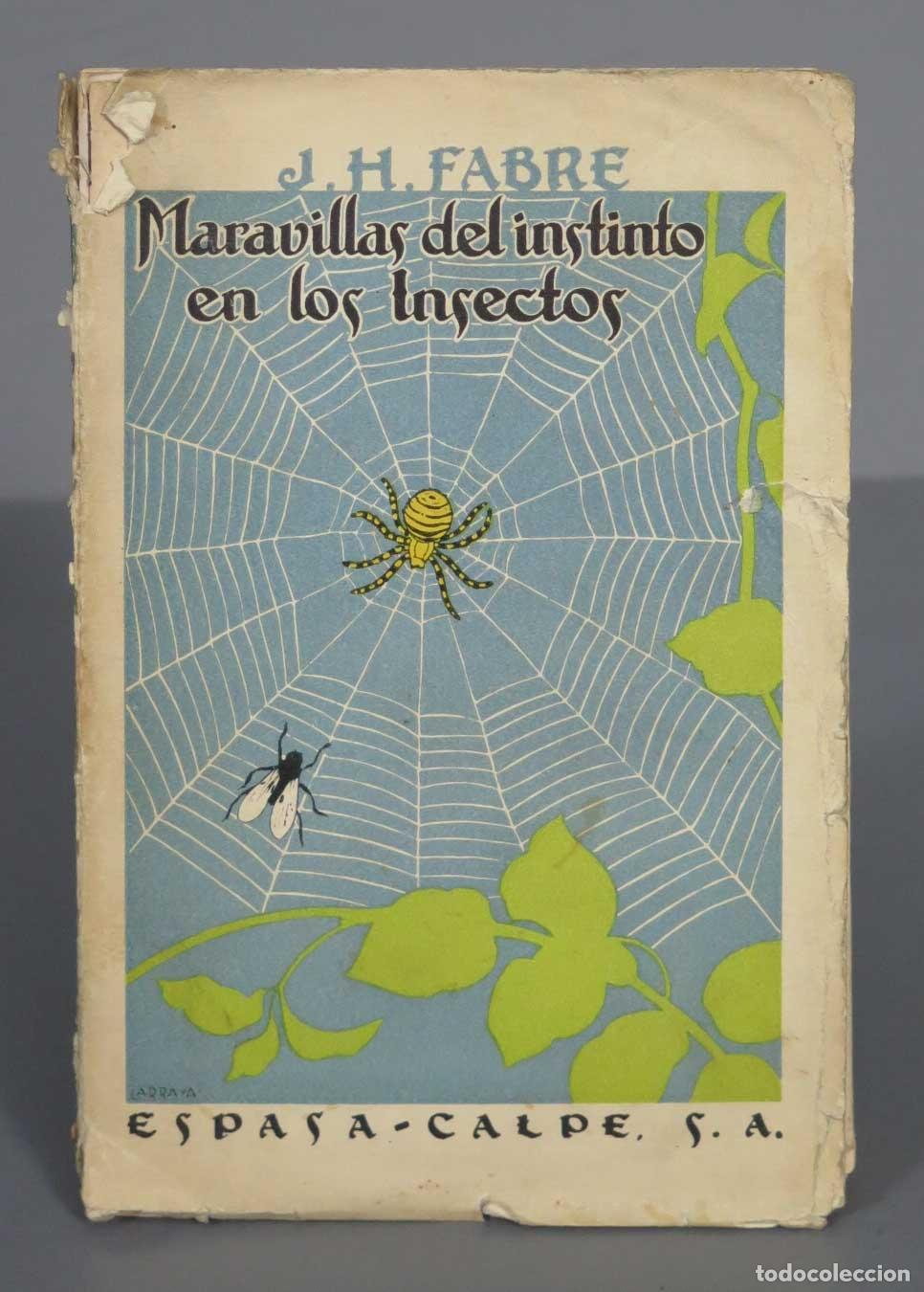 Libros antiguos: Maravillas del instinto en los insectos Fabre. 1936 - Foto 1
