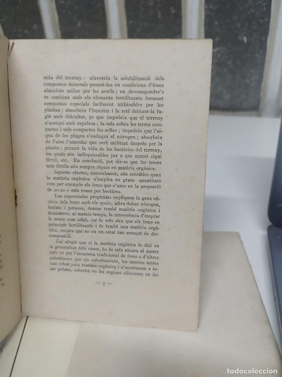 Libros antiguos: AUGUST MATONS . LA SANSA COM ADOB (MANCOMUNITAT DE CATALUNYA, 1923) - Foto 2
