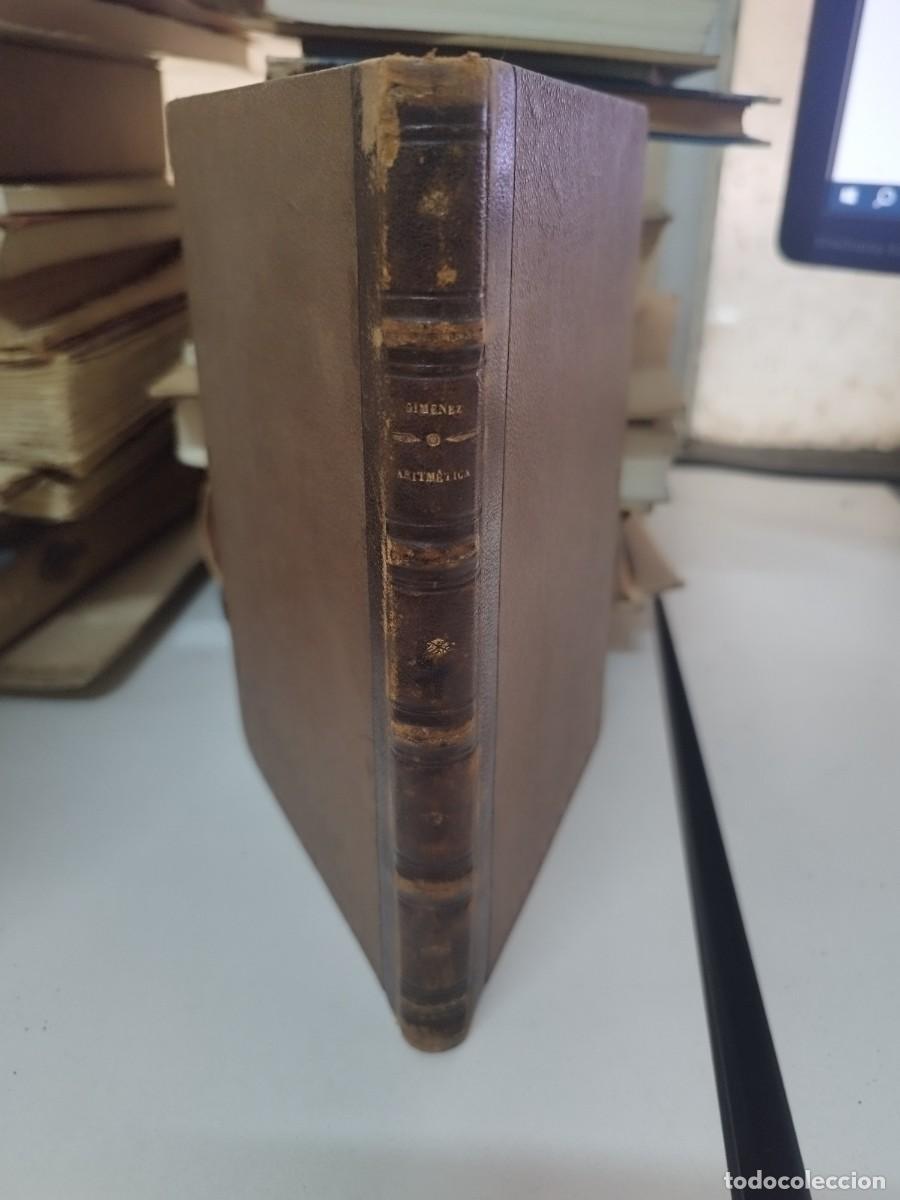 Libros antiguos: COMPENDIO DE ARITM&Eacute;TICA Y &Aacute;LGEBRA - ENRIQUE GIM&Eacute;NEZ DE CASTRO 1884. - Foto 1