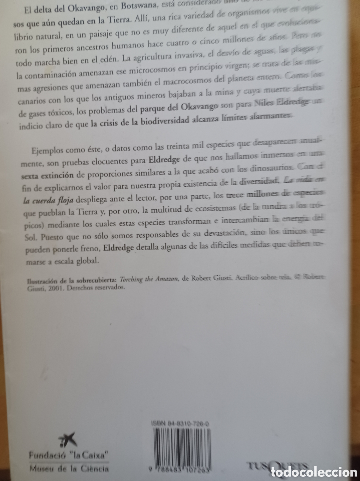 Libros antiguos: Barybook 182. La vida En la cuerda floja Eldredge - Foto 2