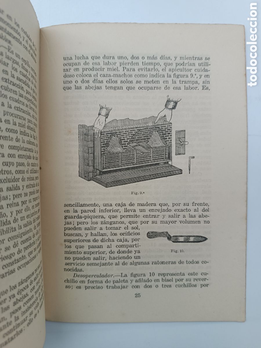 Libros antiguos: La colmena y sus accesorios 1921 Calpe - Foto 3