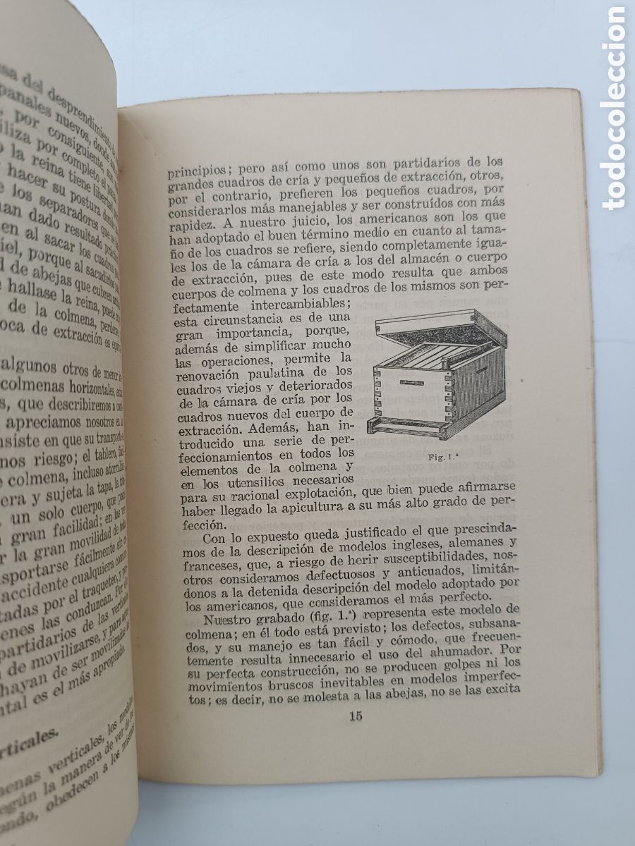 Libros antiguos: La colmena y sus accesorios 1921 Calpe - Foto 4