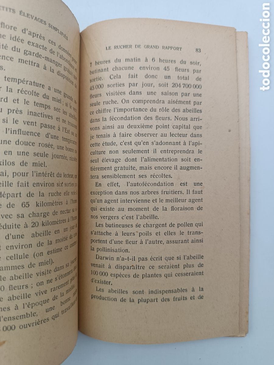 Libros antiguos: Le rucher de Grand rapport 1946 - Foto 3