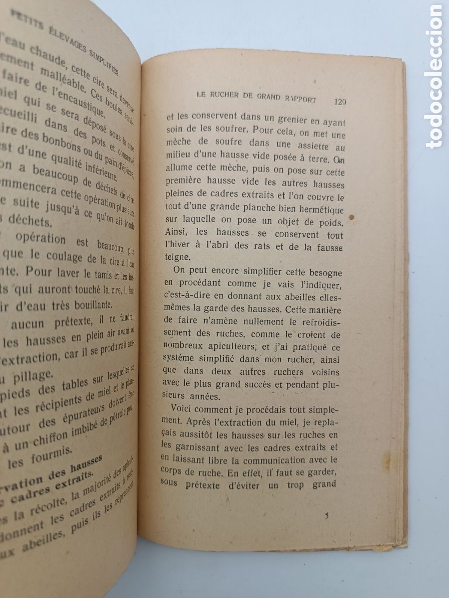 Libros antiguos: Le rucher de Grand rapport 1946 - Foto 5