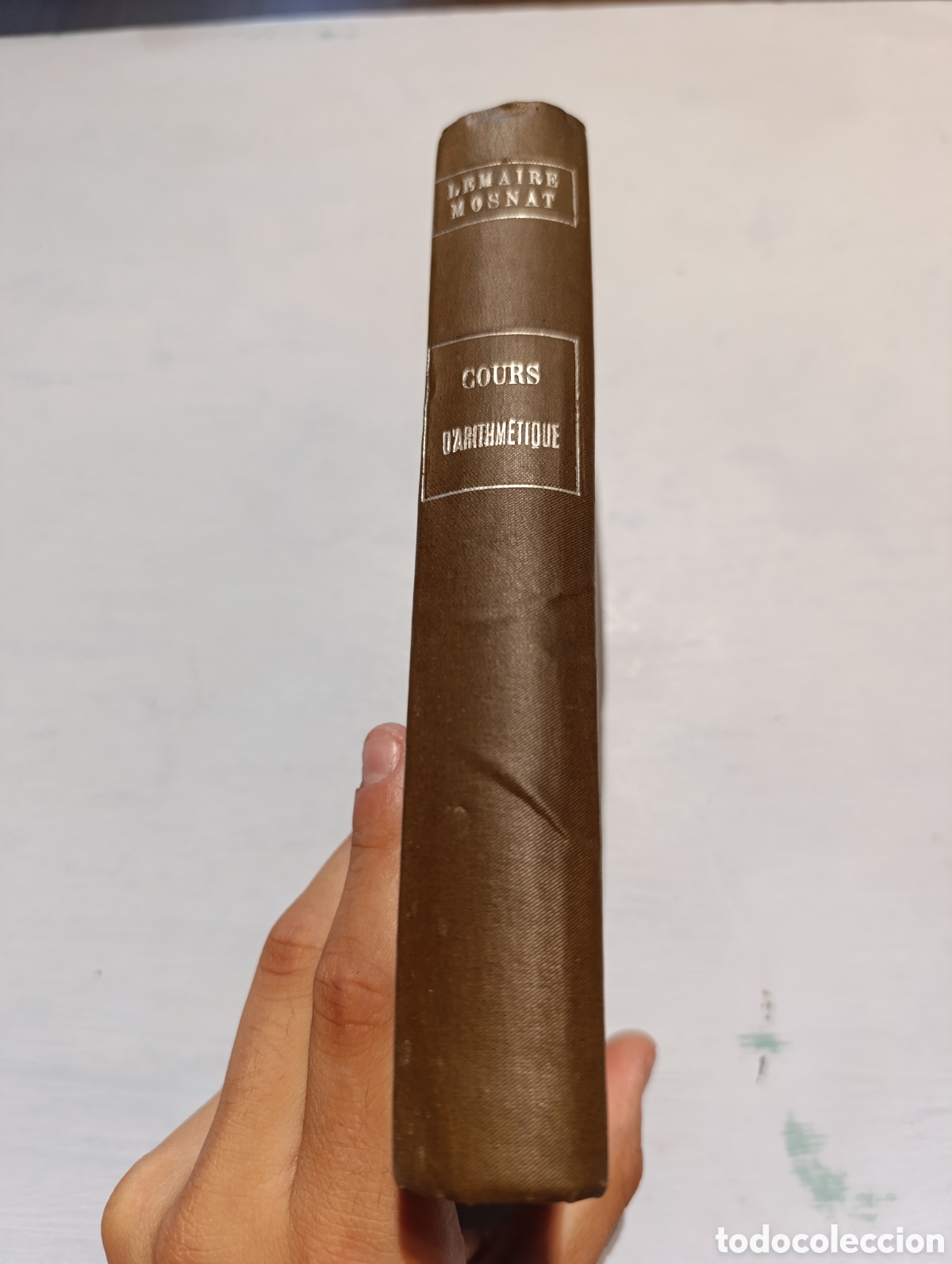 Libros antiguos: COURS dArithm&eacute;tique. J. Lemaire y E. MOSNAT. Paris - Foto 6