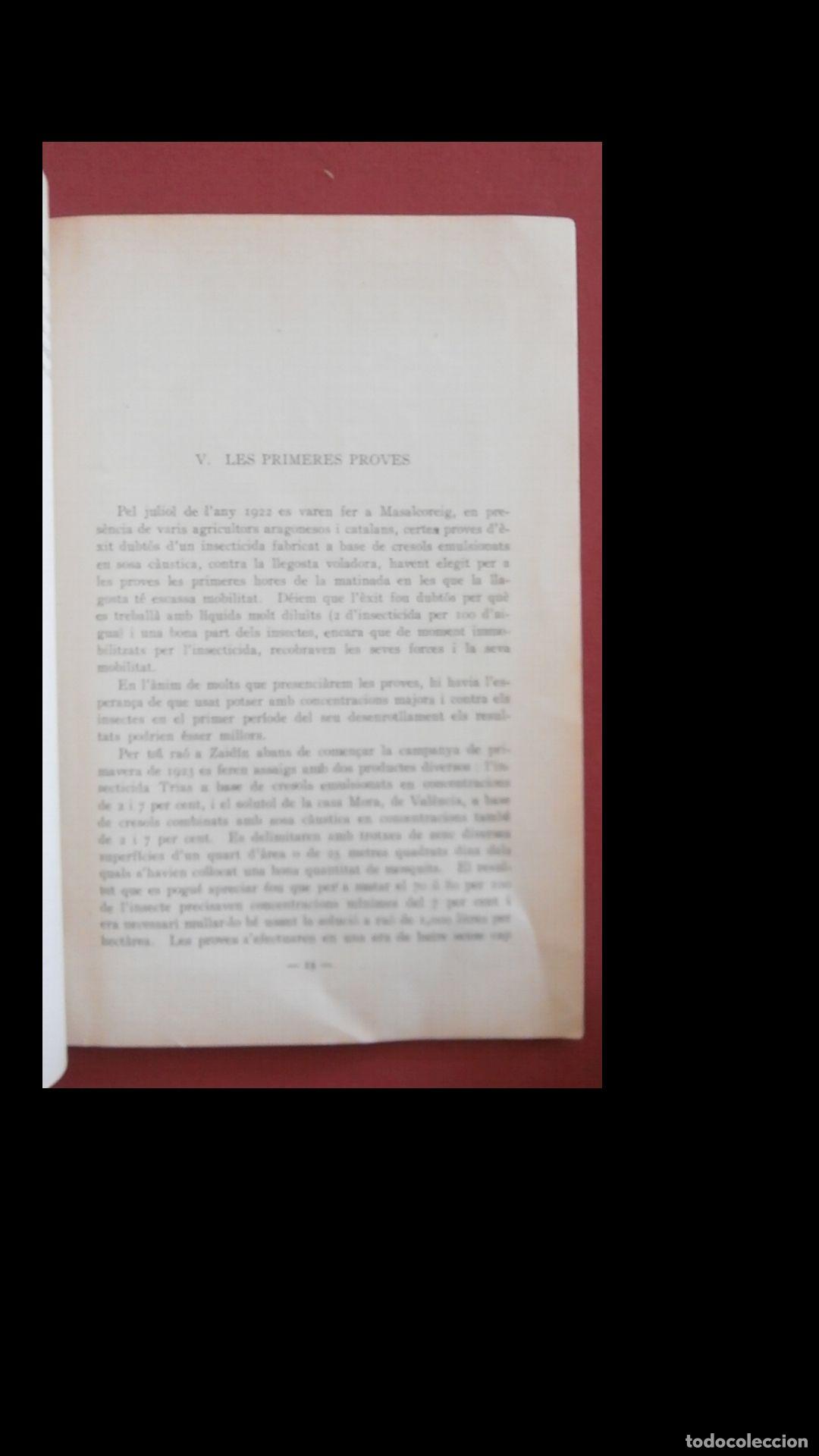 Libros antiguos: Contra la langosta. Jaume Ravent&oacute;s - Foto 3