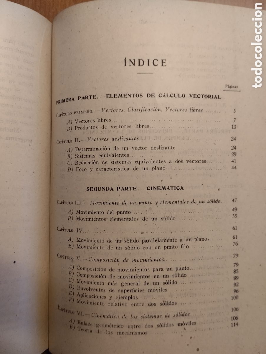 Libros antiguos: Mec&aacute;nica general.- Casares Bescansa, Ferm&Iacute;n - Foto 6