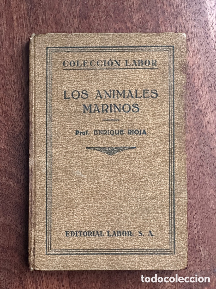 Libros antiguos: Colecci&oacute;n Labor Los animales marinos - Foto 1