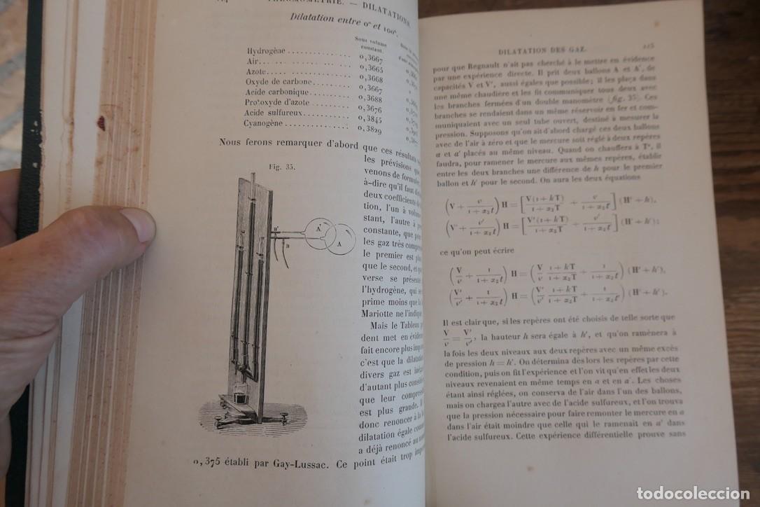 Libros antiguos: COURS DE PHYSIQUE DE LECOLE POLYTECHNIQUE-PAR M.JAMIN 6 TOMOS 1885 A 88 - Foto 6