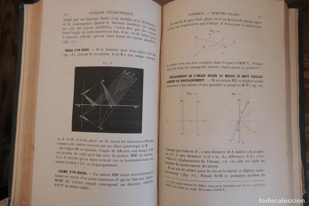 Libros antiguos: COURS DE PHYSIQUE DE LECOLE POLYTECHNIQUE-PAR M.JAMIN 6 TOMOS 1885 A 88 - Foto 14