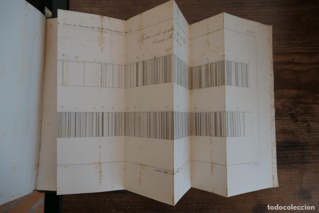 Libros antiguos: COURS DE PHYSIQUE DE LECOLE POLYTECHNIQUE-PAR M.JAMIN 6 TOMOS 1885 A 88 - Foto 21