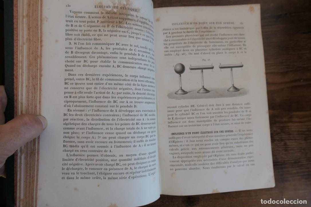Libros antiguos: COURS DE PHYSIQUE DE LECOLE POLYTECHNIQUE-PAR M.JAMIN 6 TOMOS 1885 A 88 - Foto 23