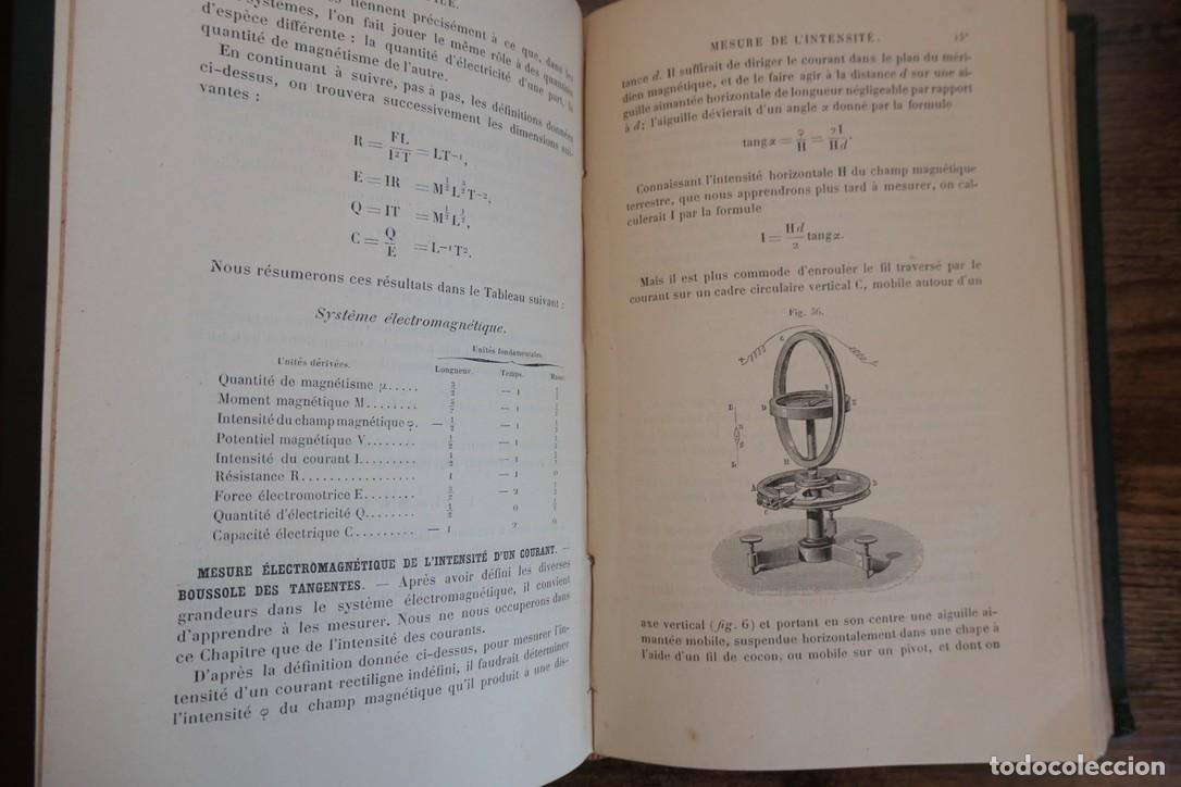 Libros antiguos: COURS DE PHYSIQUE DE LECOLE POLYTECHNIQUE-PAR M.JAMIN 6 TOMOS 1885 A 88 - Foto 24