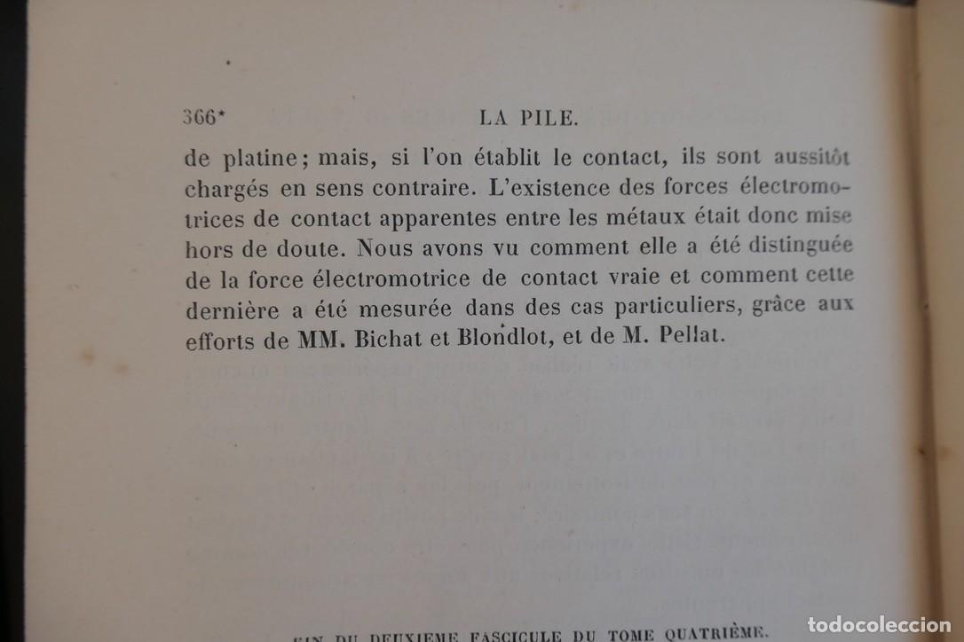 Libros antiguos: COURS DE PHYSIQUE DE LECOLE POLYTECHNIQUE-PAR M.JAMIN 6 TOMOS 1885 A 88 - Foto 26