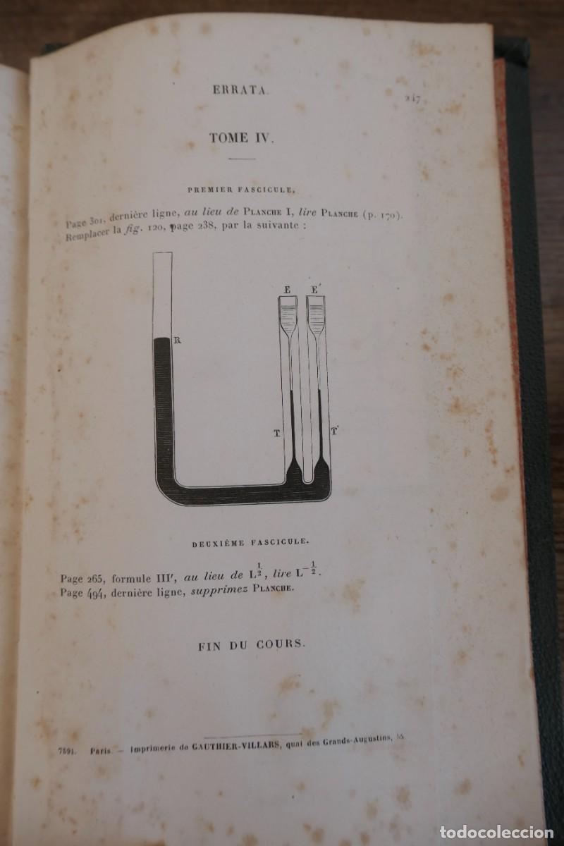 Libros antiguos: COURS DE PHYSIQUE DE LECOLE POLYTECHNIQUE-PAR M.JAMIN 6 TOMOS 1885 A 88 - Foto 30