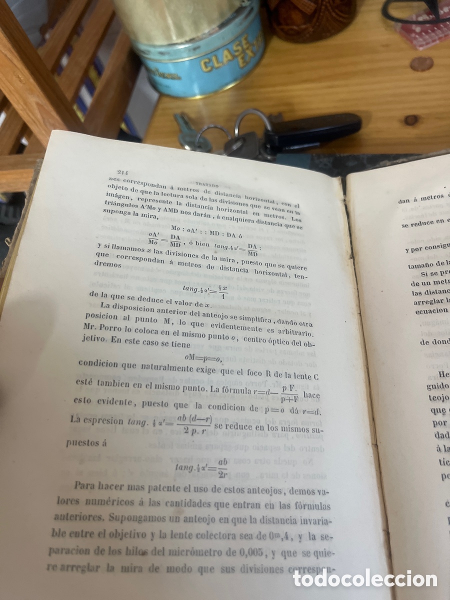 Libros antiguos: Tratado de topograf&iacute;a - Foto 3