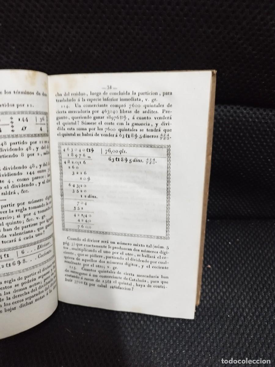 Libros antiguos: COMPENDIO DE LOS ELEMENTOS DE ARITM&Eacute;TICA NUM&Eacute;RICA - POY COMES, MANUEL - Foto 3