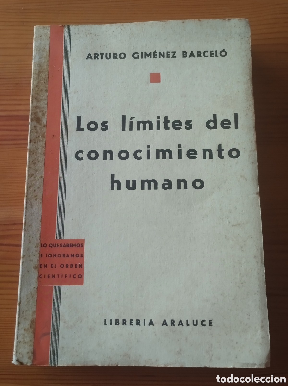 Libros antiguos: Los l&iacute;mites del conocimiento humano. - Foto 1
