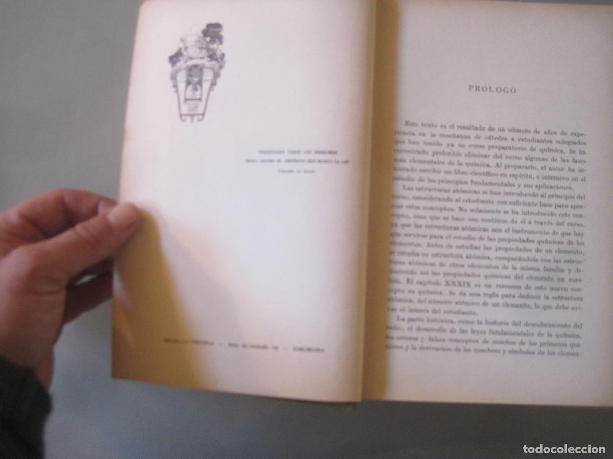 Libros antiguos: Jos&eacute; A. Babor - Qu&iacute;mica general - Marin 1935 - Foto 3