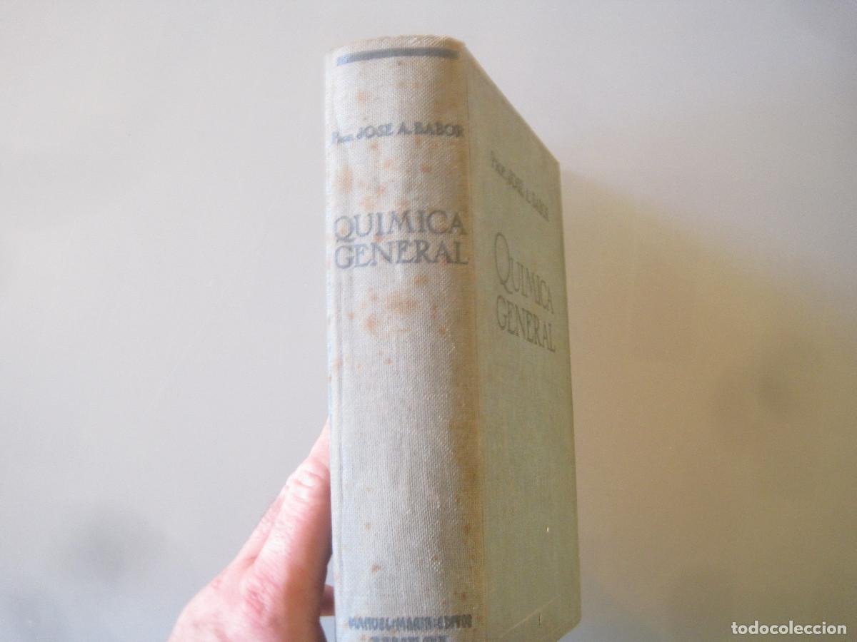 Libros antiguos: Jos&eacute; A. Babor - Qu&iacute;mica general - Marin 1935 - Foto 5